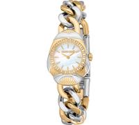 Roberto Cavalli Damen Analog Quarz Uhr mit Edelstahl Armband RC5L093M0055