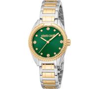 Roberto Cavalli Damen Analog Quarz Uhr mit Edelstahl Armband RC5L118M0075