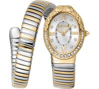 Roberto Cavalli Damenuhr Edelstahl bicolor Damen