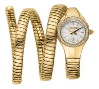 Roberto Cavalli Damenuhr Edelstahl gelbgold Damen