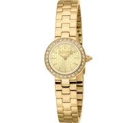 Roberto Cavalli Damenuhr Edelstahl gelbgold Damen