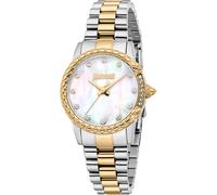 Roberto Cavalli Damenuhr Edelstahl gelbgold, silber Damen