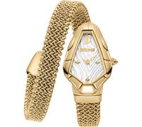 Roberto Cavalli Damenuhr Edelstahl gold Damen