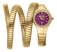 Roberto Cavalli Damenuhr Edelstahl gold Damen