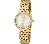 Roberto Cavalli Damenuhr Edelstahl gold, weiß Damen