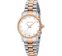 Roberto Cavalli Damenuhr Edelstahl roségold, silber Damen