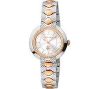 Roberto Cavalli Franck Muller Damenuhr Analog Quarz mit Edelstahlarmband RV1L180M0061