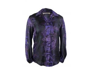 Roberto Cavalli Hemd Violett EU40