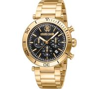 Roberto Cavalli Herren Analog Quarz Uhr mit Edelstahl Armband RC5G128M0065