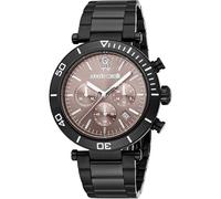 Roberto Cavalli Herren Analog Quarz Uhr mit Edelstahl Armband RC5G128M0075