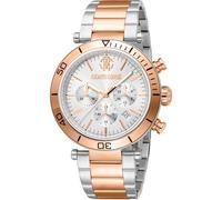 Roberto Cavalli Herren Analog Quarz Uhr mit Edelstahl Armband RC5G128M0095