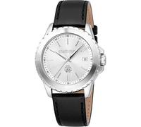 Roberto Cavalli Herren Analog Quarz Uhr mit Leder Armband RC5G132L0015