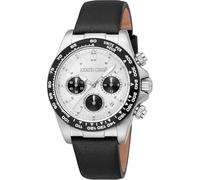 Roberto Cavalli Herren Analog Quarz Uhr mit Leder Armband RC5G135L0015