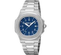 Roberto Cavalli Herrenuhr Edelstahl dunkelblau, silber Herren