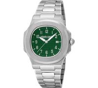 Roberto Cavalli Herrenuhr Edelstahl dunkelgrün, silber Herren