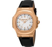 Roberto Cavalli Herrenuhr Edelstahl roségold, weiß Herren