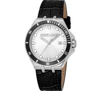 Roberto Cavalli Herrenuhr Edelstahl schwarz Herren