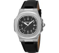 Roberto Cavalli Herrenuhr Edelstahl schwarz, silber Herren