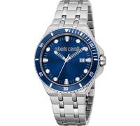 Roberto Cavalli Herrenuhr Edelstahl silber Herren