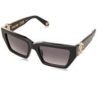 Roberto Cavalli SRC002M 0700 Nero Lucido Sunglasses Unisex Acetate, Square, 54