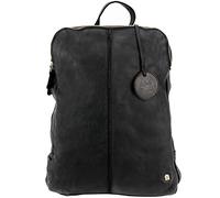 Roberto Romano handgefertigte Rucksack CAPRI aus Echtem Leder in schwarz 48203 | Backpack, Lederrucksack, Damenrucksack | Modernes Design für Freizeit, Schule, Business und Urlaub