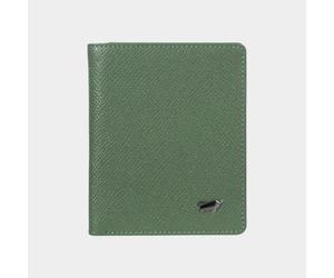 ROBIN RFID Kartenbörse S 8 Kartenfächern grün Herren - Leder