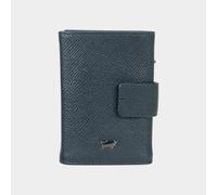 ROBIN RFID Slim Wallet mit Reißverschlussfach blau Herren - Leder