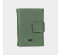 ROBIN RFID Slim Wallet Münzfach grün Herren - Leder