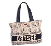 Robin Ruth Schultertasche Baumwolle dunkelblau Natur OTG5118N Baumwolle Schultertasche