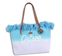 Robin Ruth Schultertasche Baumwolle hellblau Natur OTG5115H Baumwolle Schultertasche