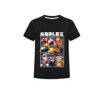 Roblox Character T-Shirt For Boy Cool Gaming Tee With Short Sleeves Perfect For Summer And School Outfits