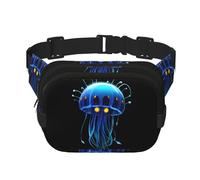 Robo-Jellyfish Pulse Pattern trendige modische Hüfttasche Unisex Reise Sport Kuriertasche