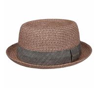 Robstown Toyo Pork Pie Strohhut - altrosa / M (56-57 cm)