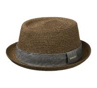 Robstown Toyo Pork Pie Strohhut by Stetson braun XXL (62-63 cm)