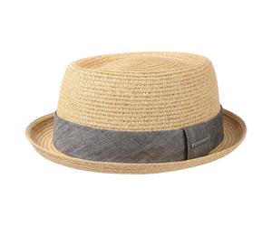 Robstown Toyo Pork Pie Strohhut by Stetson natur XXL (62-63 cm)