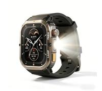 Robuste AGM Legion 3 Ultra-Smartwatch,1,95" AMOLED,5 ATM wasserdicht,Bluetooth-Anrufe,Gesundheits- & Sporttracking(SpO2,Herzfrequenz,Schlaf),100+ Sportmodi,Taschenlampe