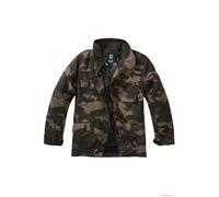 robuste Brandit Kinder M65 Standard Jacke im Camo-Look Darkcamo 170/176