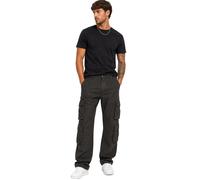 Robuste Brandit Pure Vintage Cargo Hose Herren Baumwollhose im Vintage-Look Anthrazit XL