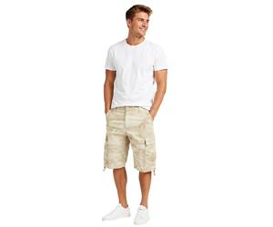 robuste Brandit Vintage Cargo Shorts Sommer-Bermuda im Military-Style Baumwoll-Shorts B2002-02611 Camouflage Beige M
