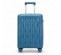 Robuster Hartschalen-Kabinenkoffer 37,5 x 20,5 x 55 cm TSA-Gepäck passend für Easyjet, Ryanair, Wizzair S