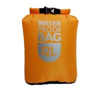 Robuster, wasserdichter Trockensack für Outdoor-Aktivitäten, perfekt für die Aufbewahrung von Ausrüstung beim Schwimmen und Rafting (Orange12L)
