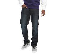 Bequeme Jeans ROCAWEAR "Herren Rocawear TUE Rela/ Fit Jeans" Gr. W33 L34, Länge 34, blau (blue washed) Herren Jeans (48530923-33)