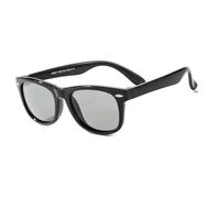Rocf Rossini Kinder Sonnenbrille Flexibel Polarized Shades Mädchen Jungen UV-Schutz Brillen für Alter 2-8 (Schwarz)