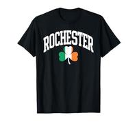 Rochester St. Patricks Day Kleeblatt irische Flagge T-Shirt