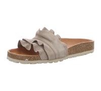 Rocio Serraje Volante Marron Damen Pantoletten, beige, 39 EU