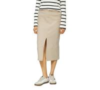 s.Oliver RED LABEL Schmaler Midi-Rock aus Twill im Jeans Look in Beige, Größe 44