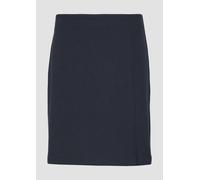 Rock aus Strukturjersey mit Schlitz 42 blau 2162084.5959.42