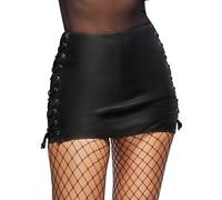 Rock aus weichem Leder (Lamm) Zado schwarz Leder (Lamm, chromfrei gegerbt). Textil: 100% Polyester
