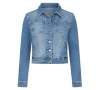 Rock Creek Damen Jeans Jacke Übergangs Jacke Denim Blouson Stretch Kurz Classic Jeansjacken Urban Stonewash D-493 Hellblau L