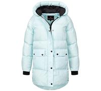 Rock Creek Damen Steppjacke Mantel Leicht Damenjacke Frauen Jacken Stepp Jacken mit Kapuze Daunenjacke Thremojacke D-488 Babyblau M